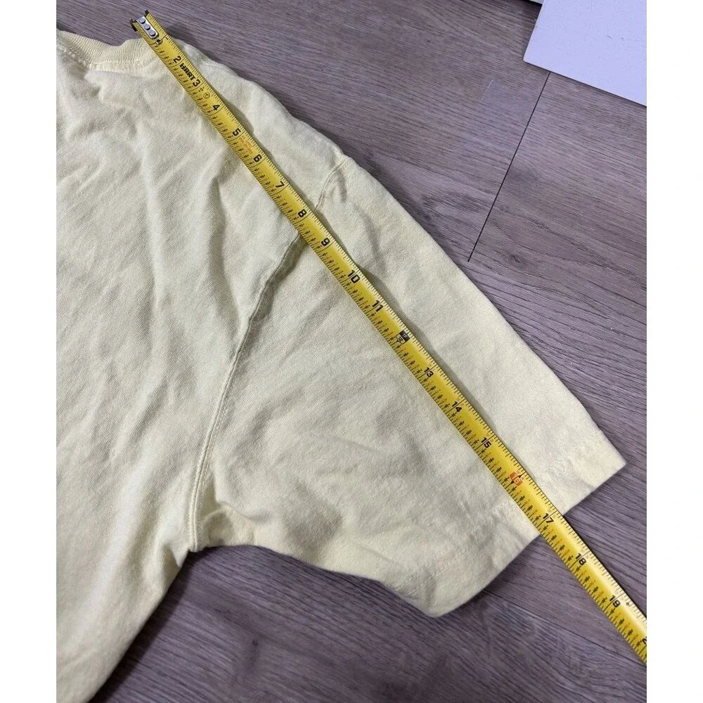 Carhartt Light Yellow Workwear T-shirt Size M